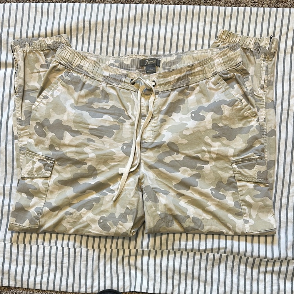 NATURAL grey camo outdoor pants